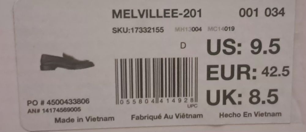 Из США стильные лоферы ​Aldo Melvillee, туфли