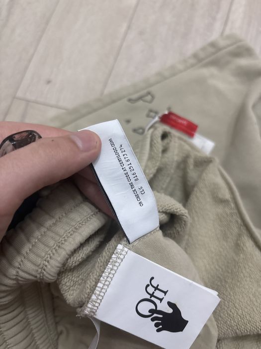Off white pantaloni