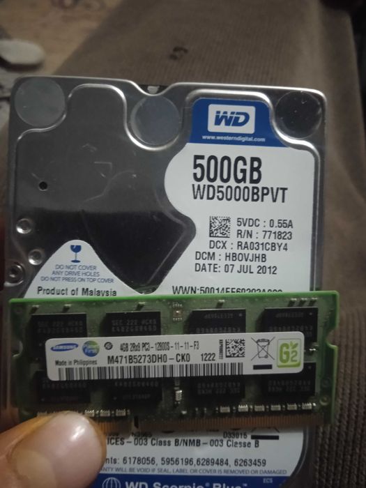 Жёсткий диск на ноутбук