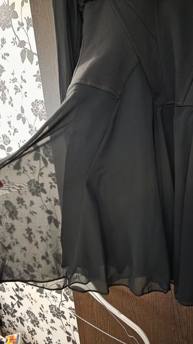 Rochie neagra voal M