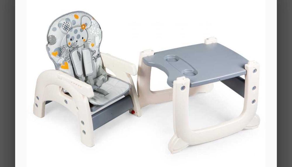 Scaun copil ecotoys 2 in 1 nou bebe 6 luni diversificare -scaun + masa