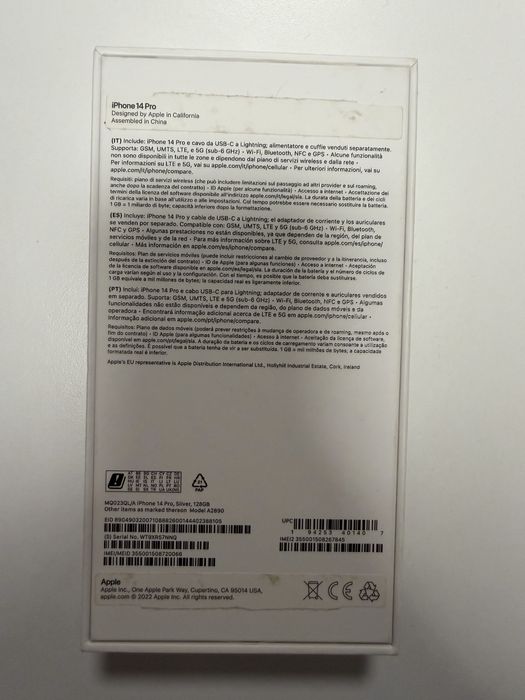 Iphone 14 Pro 128GB Silver