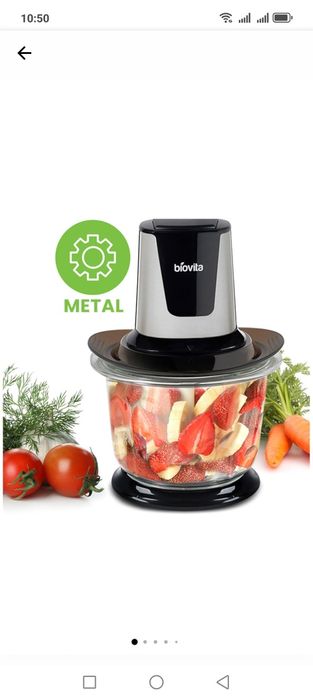 Tocator Electric pentru Legume, Fructe si Alimente, 500W, biovita