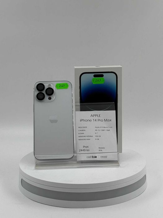 Apple iPhone 14 Pro Max 256 GB 85% Garantie 24 luni CashBox