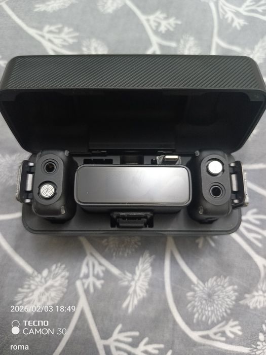 DJI Mic (2TX + 1RX) — Ideal holatda, to'liq komplekt