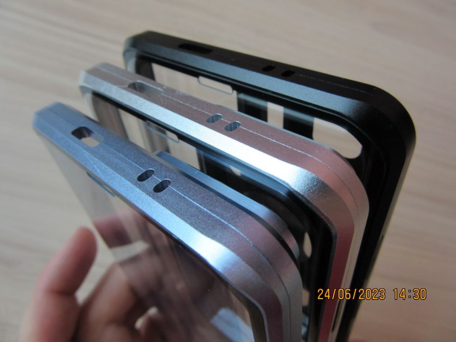 Huawei P60 Pro / Двоен 360 градуса магнитен кейс камера протектор