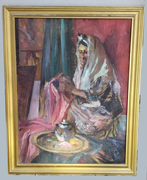 Картина Узбечка вышивальщица