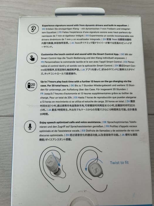 Casti Sennheiser CX 400BT True Wireless Negru