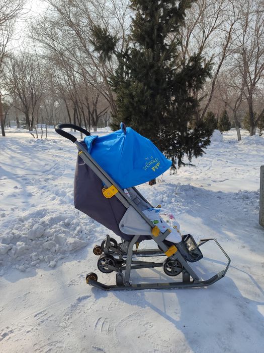 Продам санки коляска,в хорошем состоянии!