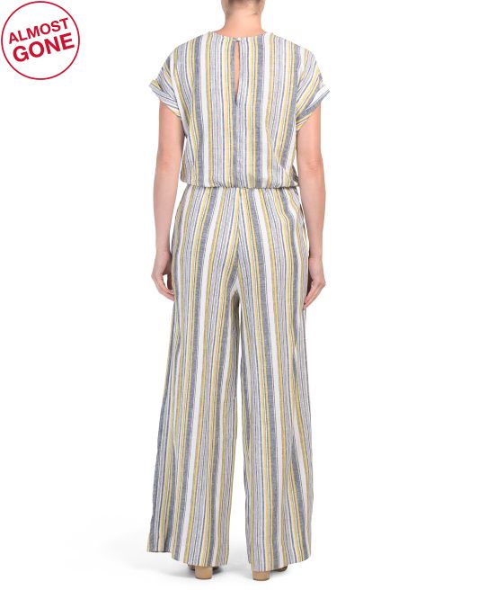Salopeta in dungi pantaloni lungi largi bej gri galben - marimea M / L