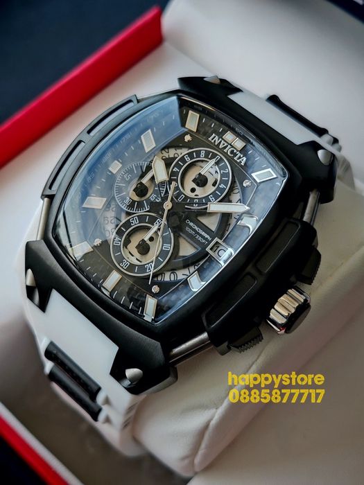 INVICTA Diablo White/Black 53 mm, Инвикта нов ръчен часовник