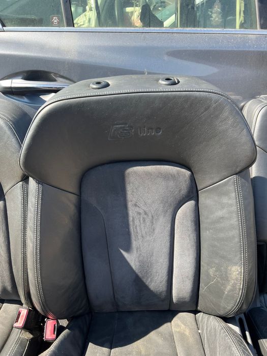 Салон за Ауди AUDI Q7 Sline кожа+алкантар Ел. 7места ном 110