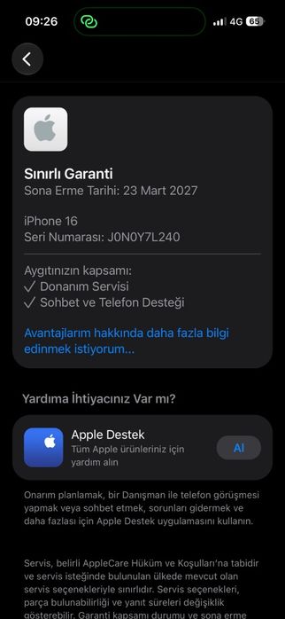 iPhone 16 Бял перфектен валидна гаранция !