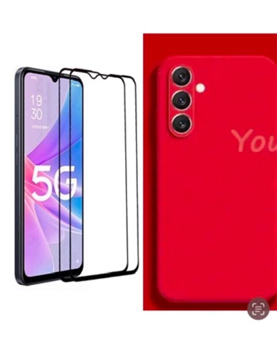 Husa Guardian Catifea+Folie Sticla 11D Samsung A32/A33/A23/A25/A16/A26