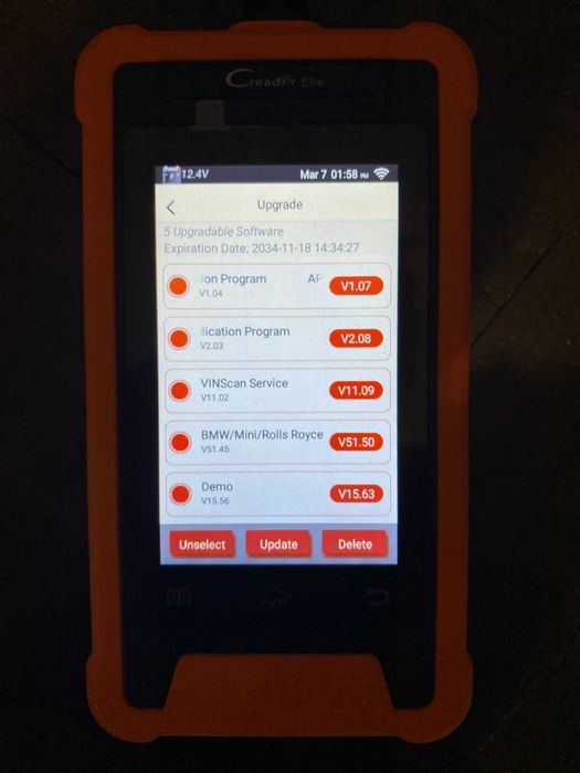 Tester Diagnoza BMW tableta inclusa, codari, functii speciale, update