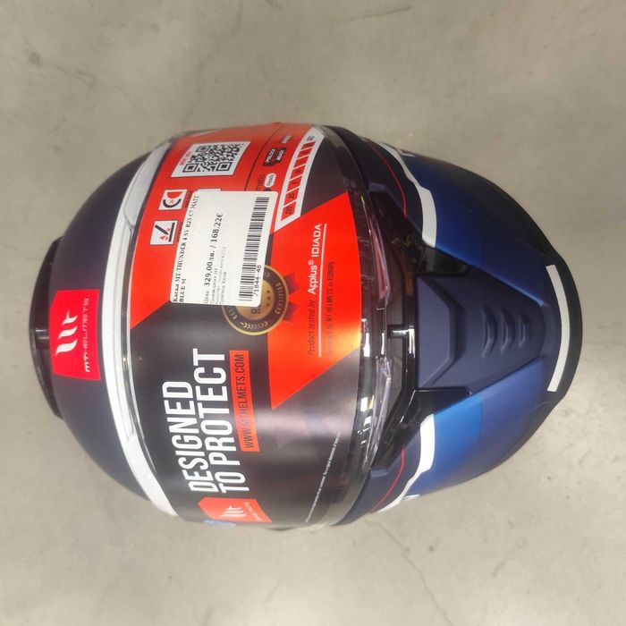 ПРОМОЦИЯ Каска MT Thunder 4 SV R25 C7 MATT BLUE - Код: 71844