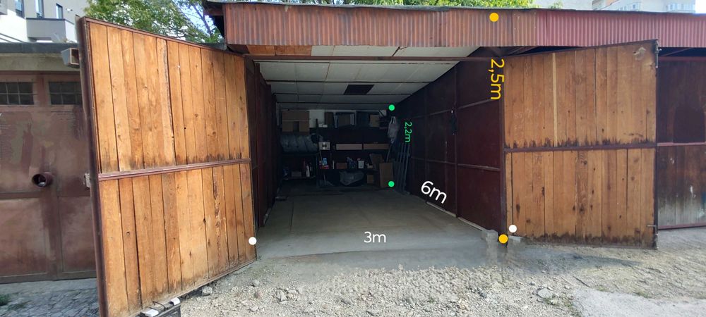 Garaj auto 3/6m fier - tabla