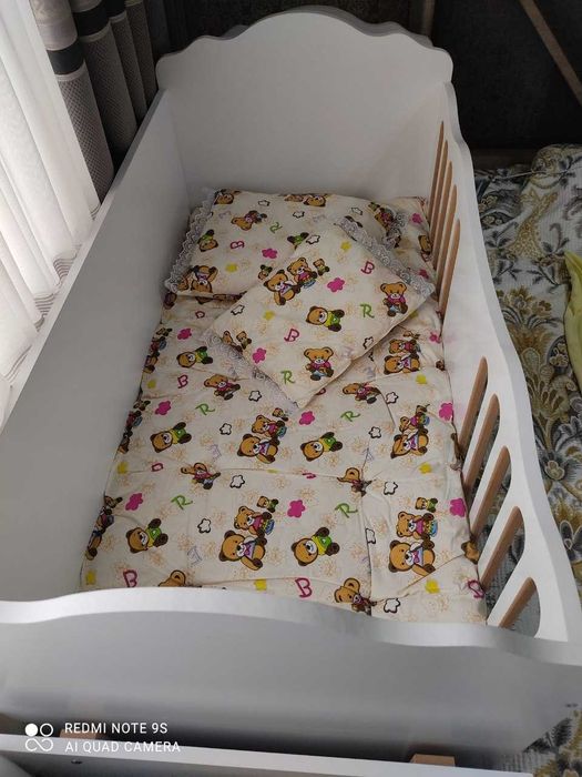 krovat bolalarga, shkafi,