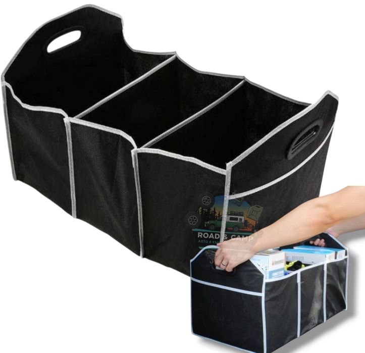 Органайзер за багажник, 51см, черен
