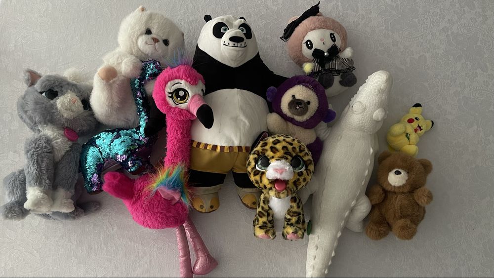 Мягкие игрушки разные