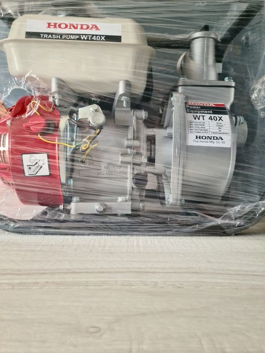Motopompa apa murdara Honda WT 40X noua. 6,5 HP, benzina, 3toli