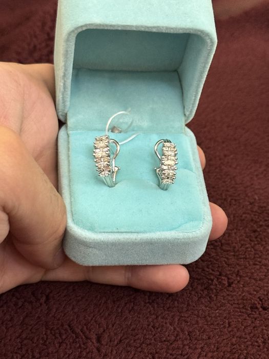 Серьги бриллиант