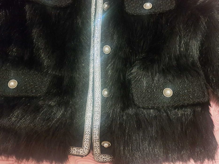 Палто от висококачествен еко пух