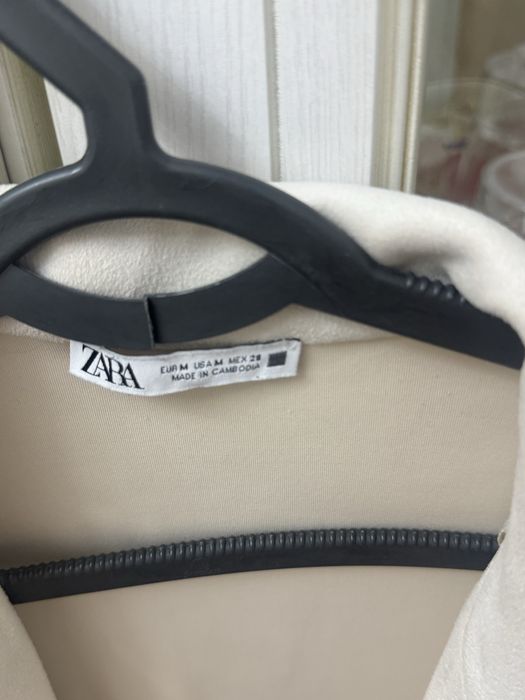 Кардиган замшевый бренд Зара размер 48