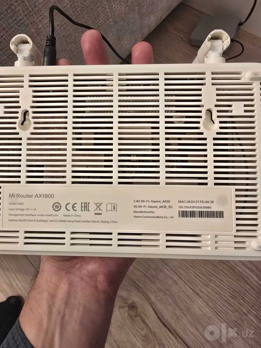 Xiaomi AX1800 Wi-Fi 6 router + mini UPS