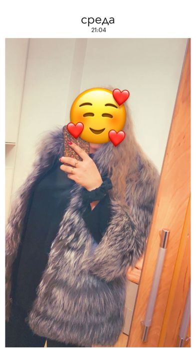 Продам шубку, чернобурка