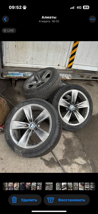 Диски с резиной 246 стиль оригинал от bmw e60