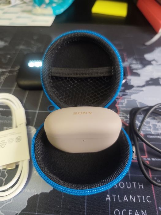 Sony WF-1000XM5 Roz – Impecabile, folosite de 3 ori + accesorii bonus
