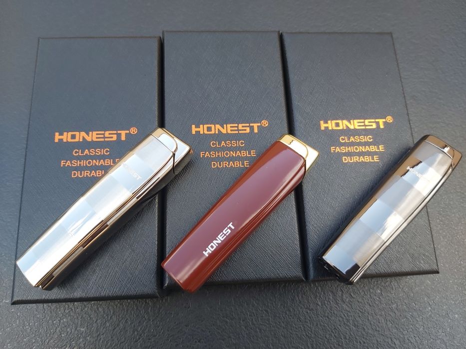 Луксозна запалка HONEST в подаръчна кутия,3 цвята