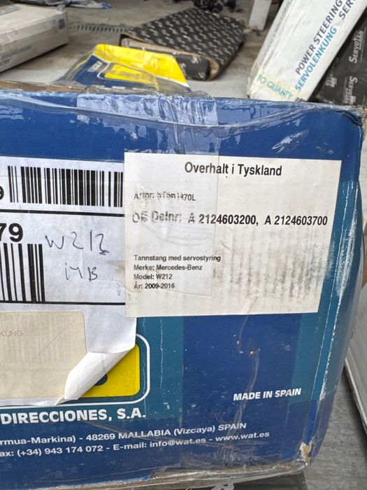 Рейки за Mercedes w203 W204 w212 w212 4matic Vito