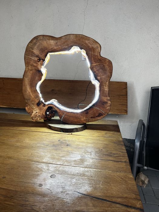 Lampa lemn hand made