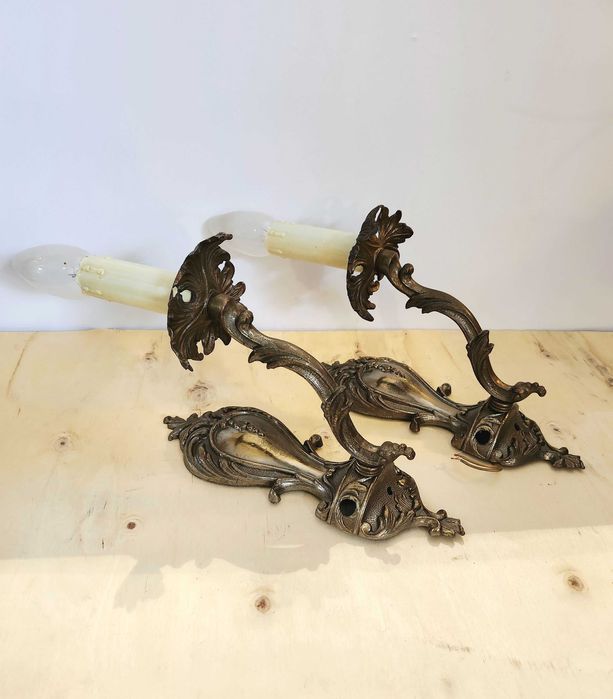 Чифт бронзови аплици в стил Рококо