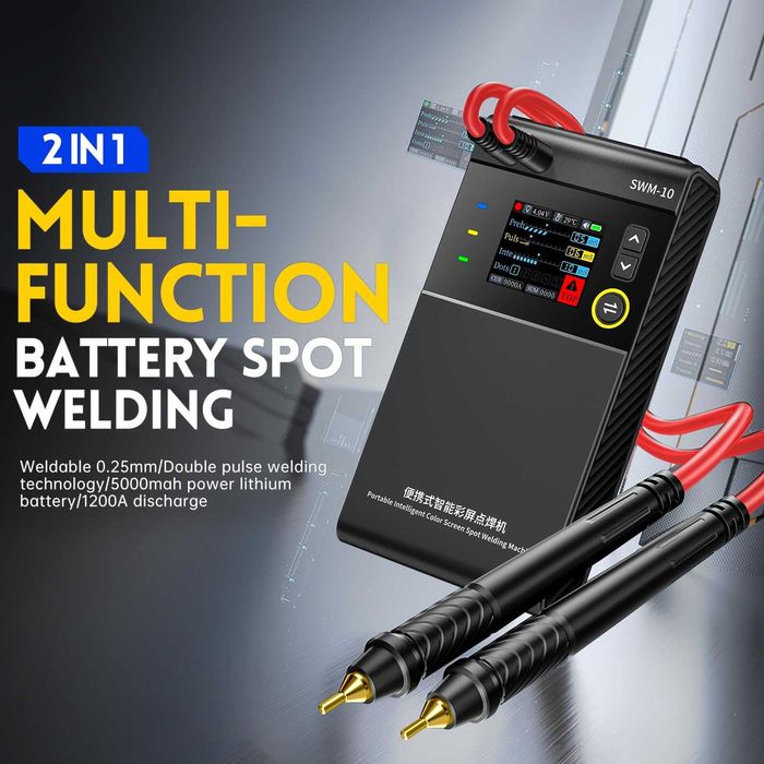 Aparat de sudură prin puncte fără fir portabil FNIRSI SWM-10,5000mAh, sudabil,sigilat