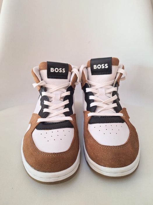 Високи кецове Hugo Boss Kids