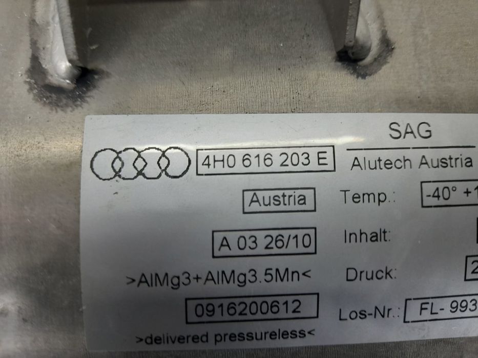 Butelie perna aer 4H0616203E 4.2 tdi CDSB Audi A8 D4/4H (2010 - 2014)