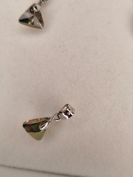 Set bijuterie argint cu piatra Swarovski