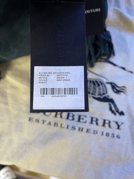 Geanta piele Burberry Prorsum Mini Bee - NOUA!