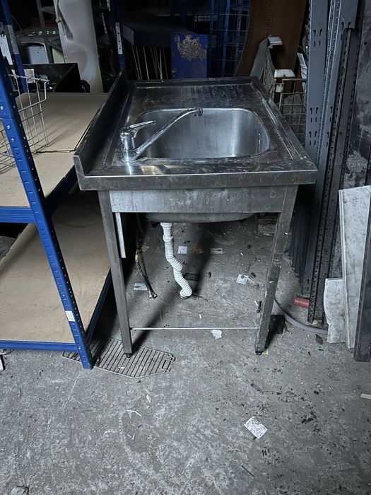 Мивка с плот  инокс  110/70   -/мивка-50/50