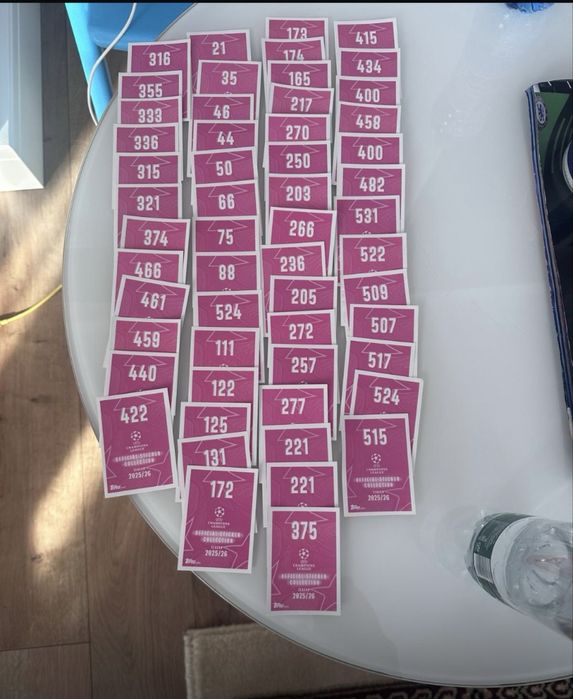 Cartonase UCL 2025-2026 Topps