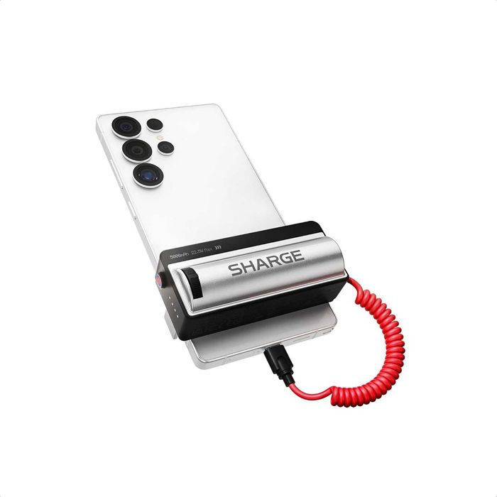 Външна батерия Sharge Grip с безжично управление на камерата, 5000 mAh