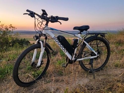 Bicicletă Electrică Soodoo - Delimitată! (Viteză Max 30-40 km/h, Efort Minim)+ sistem anti-furt cu cheie ,alarmă și lacăt