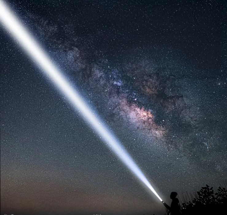 Мощный прожектор фонарь