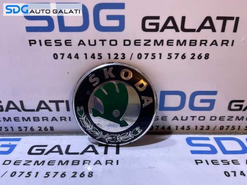 Sigla Emblema Hayon Haion Portbagaj Skoda Fabia 1 Break Combi 2000 - 2008 Cod 6Y9853621 [D0158]