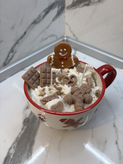 Коледни подаръци - свещи в чашка