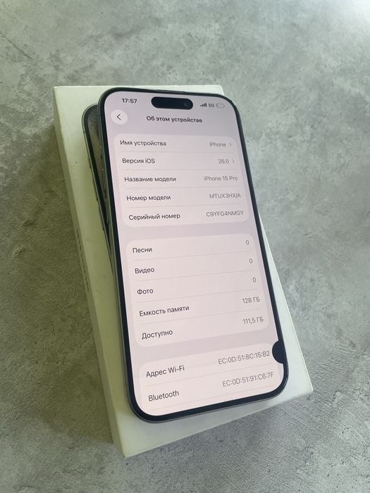 Iphone 15pro 128