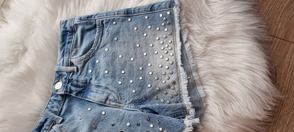 Pantaloni scurti de blugi Zara fete